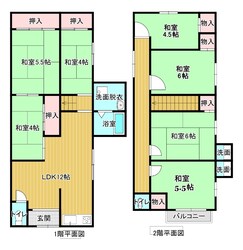 徳庵駅 徒歩7分 1階の物件間取画像